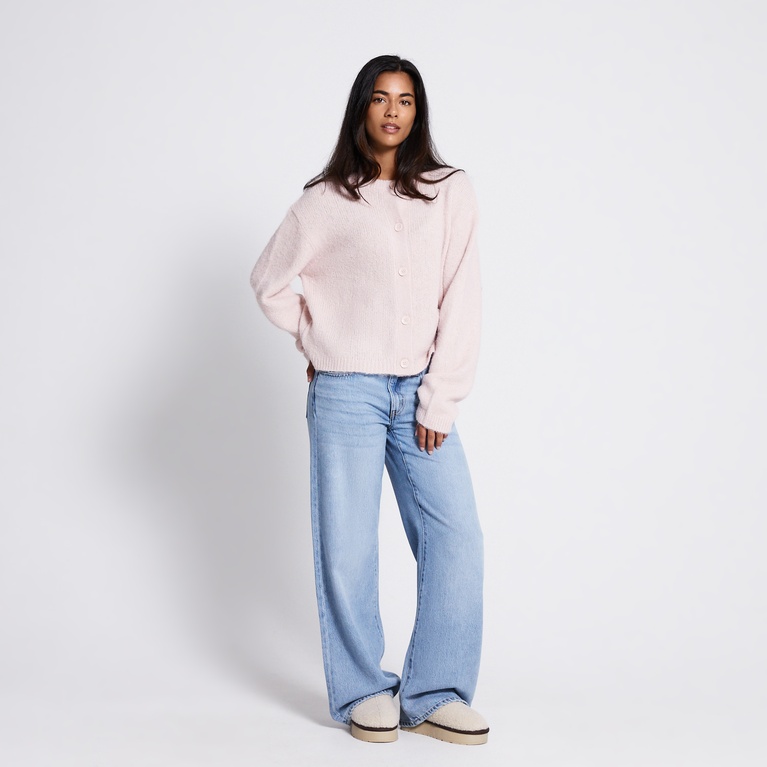 Knit cardigan "Alva" powder pink